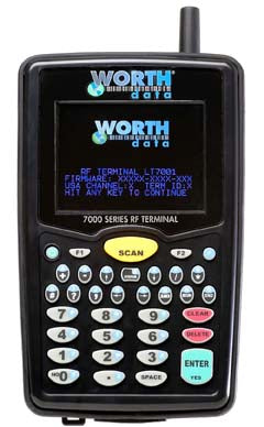 7000 RF Terminals  ScanBarcode.com - The Source for Barcode Hardware and  Software for Less.
