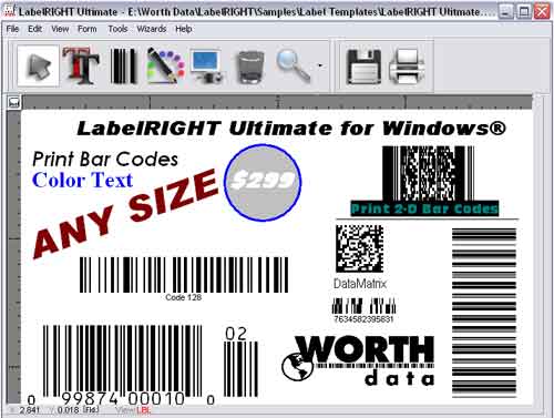 Label Right LabelRIGHT Ultimate for Windows | ScanBarcode.com - The Source for ...